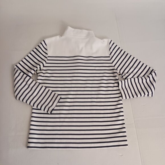 Vineyard Vines 1/4 Zip Stripe Pullover Girls L 16 - Picture 6 of 15